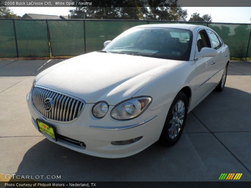 White Opal / Neutral 2008 Buick LaCrosse CXS