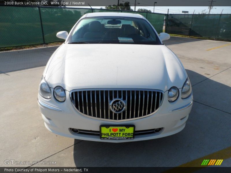 White Opal / Neutral 2008 Buick LaCrosse CXS