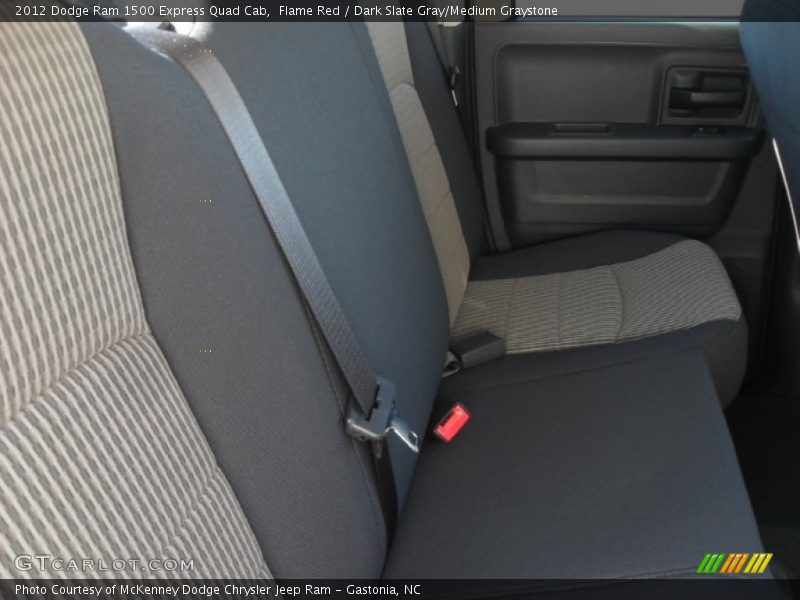 Flame Red / Dark Slate Gray/Medium Graystone 2012 Dodge Ram 1500 Express Quad Cab