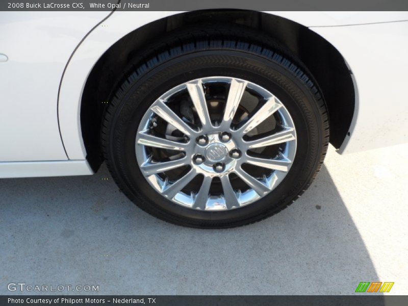 White Opal / Neutral 2008 Buick LaCrosse CXS