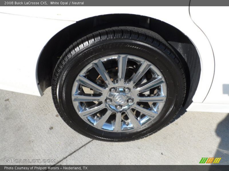 White Opal / Neutral 2008 Buick LaCrosse CXS