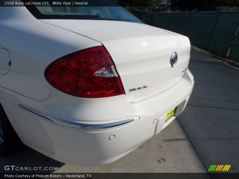 White Opal / Neutral 2008 Buick LaCrosse CXS