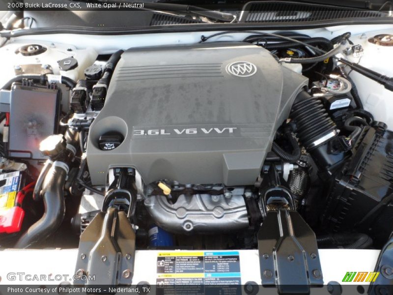  2008 LaCrosse CXS Engine - 3.6 Liter DOHC 24-Valve VVT V6