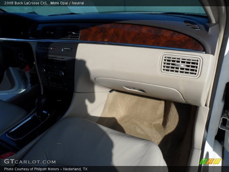 White Opal / Neutral 2008 Buick LaCrosse CXS