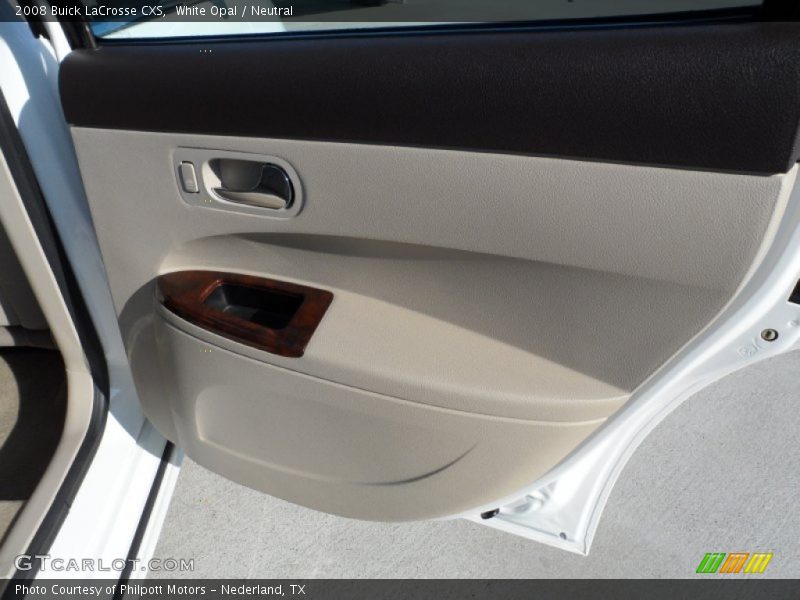 White Opal / Neutral 2008 Buick LaCrosse CXS