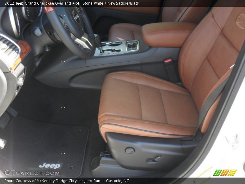  2012 Grand Cherokee Overland 4x4 New Saddle/Black Interior