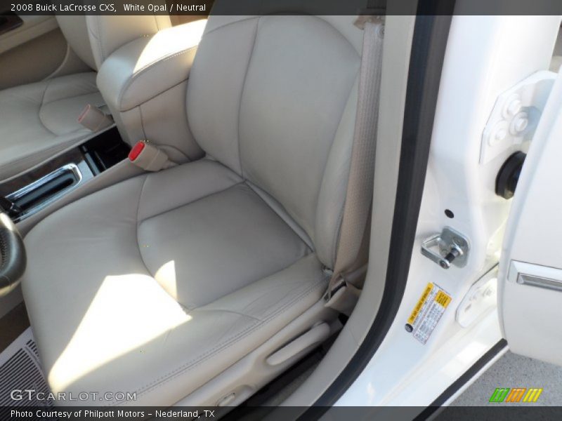 White Opal / Neutral 2008 Buick LaCrosse CXS