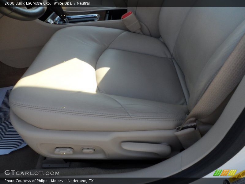 White Opal / Neutral 2008 Buick LaCrosse CXS