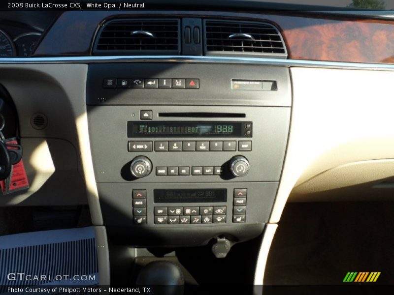 Controls of 2008 LaCrosse CXS