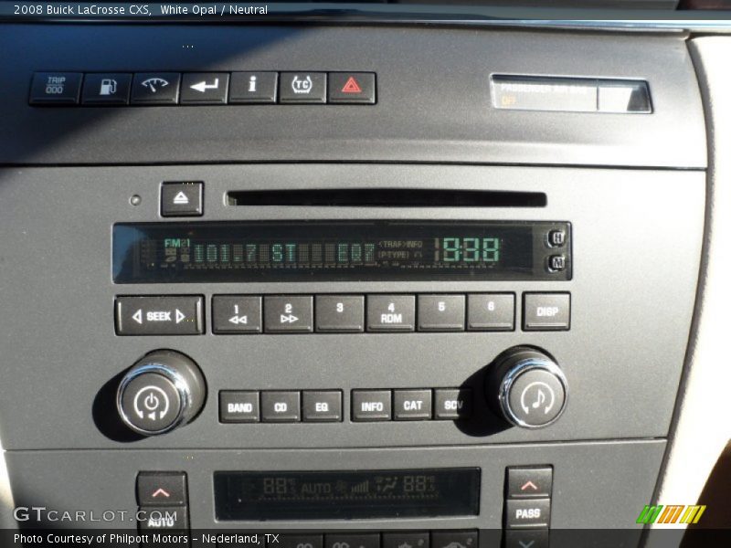 Audio System of 2008 LaCrosse CXS