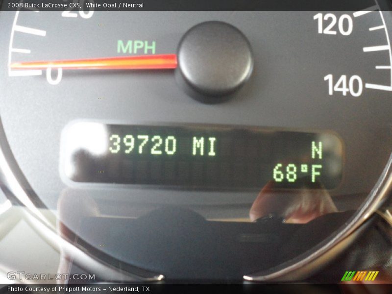 White Opal / Neutral 2008 Buick LaCrosse CXS