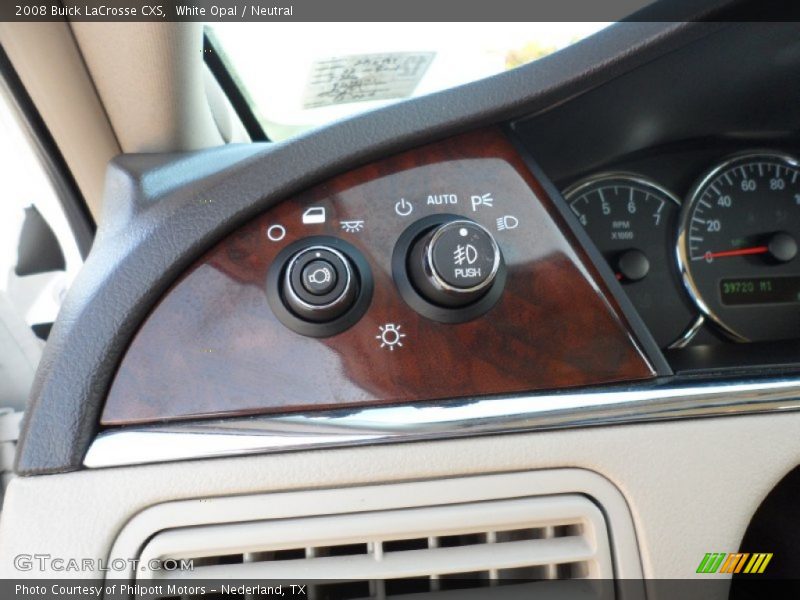 Controls of 2008 LaCrosse CXS