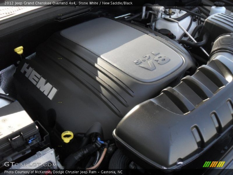  2012 Grand Cherokee Overland 4x4 Engine - 5.7 Liter HEMI MDS OHV 16-Valve VVT V8