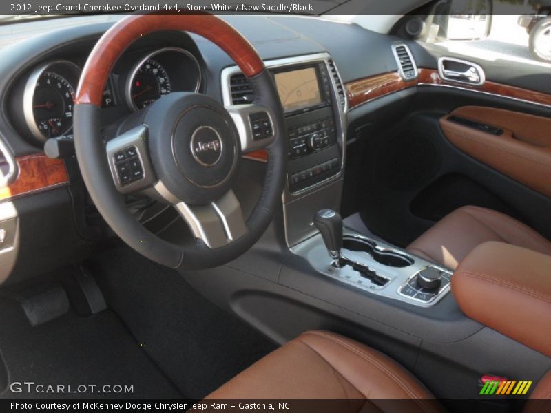 New Saddle/Black Interior - 2012 Grand Cherokee Overland 4x4 