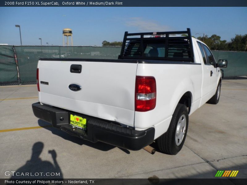 Oxford White / Medium/Dark Flint 2008 Ford F150 XL SuperCab