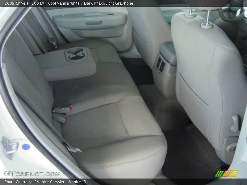 Cool Vanilla White / Dark Khaki/Light Graystone 2009 Chrysler 300 LX