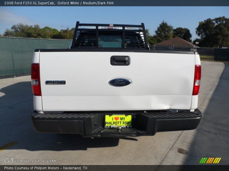 Oxford White / Medium/Dark Flint 2008 Ford F150 XL SuperCab