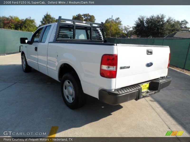Oxford White / Medium/Dark Flint 2008 Ford F150 XL SuperCab