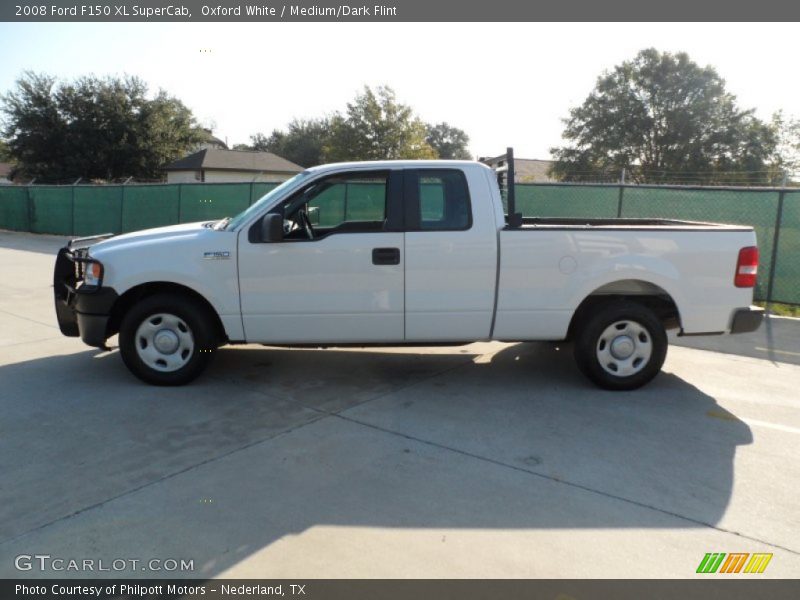 Oxford White / Medium/Dark Flint 2008 Ford F150 XL SuperCab