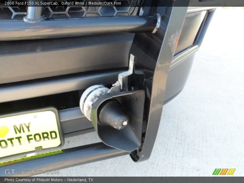 Oxford White / Medium/Dark Flint 2008 Ford F150 XL SuperCab