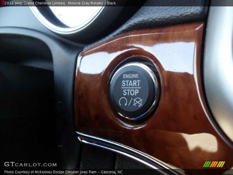 Mineral Gray Metallic / Black 2012 Jeep Grand Cherokee Limited