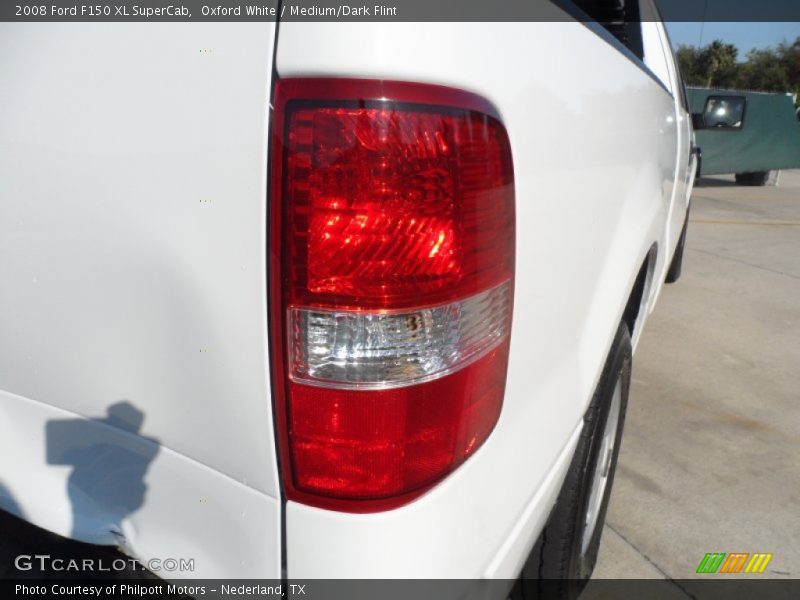 Oxford White / Medium/Dark Flint 2008 Ford F150 XL SuperCab