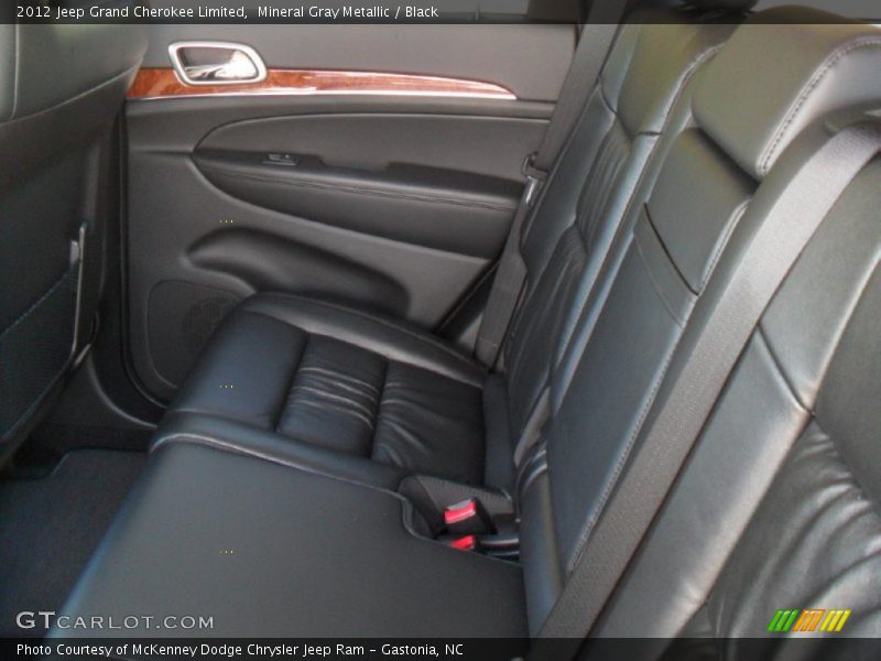 Mineral Gray Metallic / Black 2012 Jeep Grand Cherokee Limited