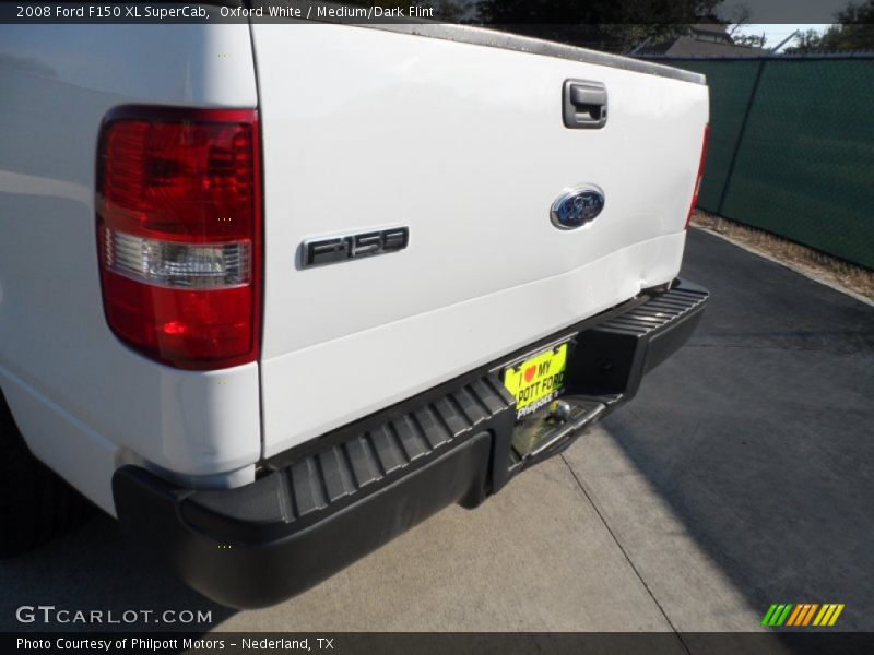 Oxford White / Medium/Dark Flint 2008 Ford F150 XL SuperCab