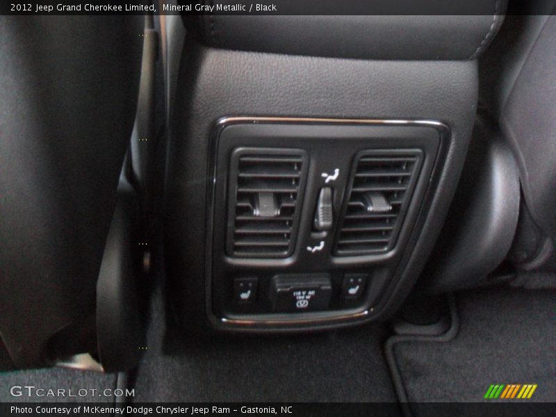 Mineral Gray Metallic / Black 2012 Jeep Grand Cherokee Limited