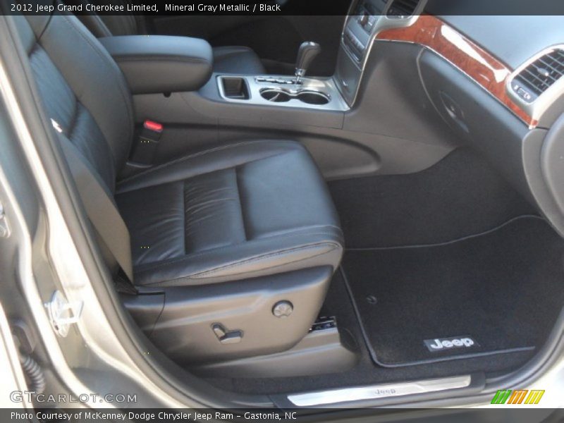 Mineral Gray Metallic / Black 2012 Jeep Grand Cherokee Limited