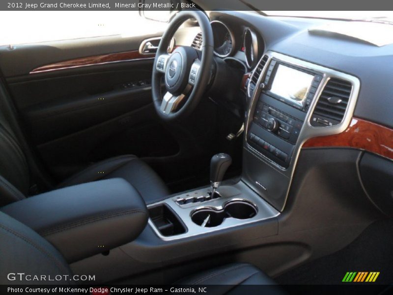 Mineral Gray Metallic / Black 2012 Jeep Grand Cherokee Limited