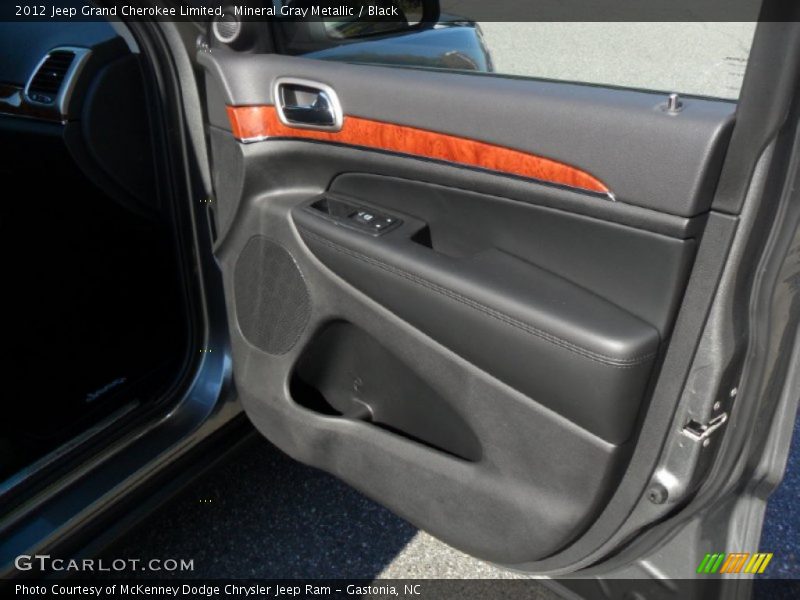 Mineral Gray Metallic / Black 2012 Jeep Grand Cherokee Limited