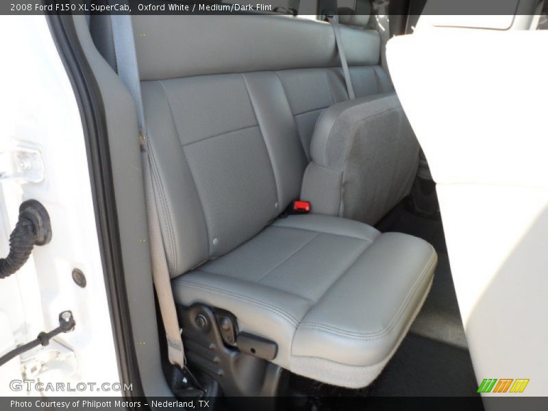 Oxford White / Medium/Dark Flint 2008 Ford F150 XL SuperCab