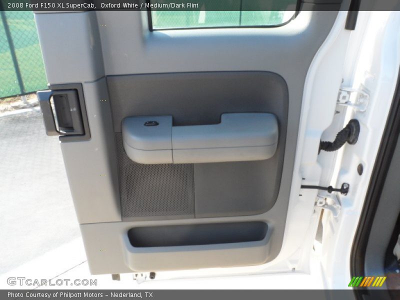 Oxford White / Medium/Dark Flint 2008 Ford F150 XL SuperCab