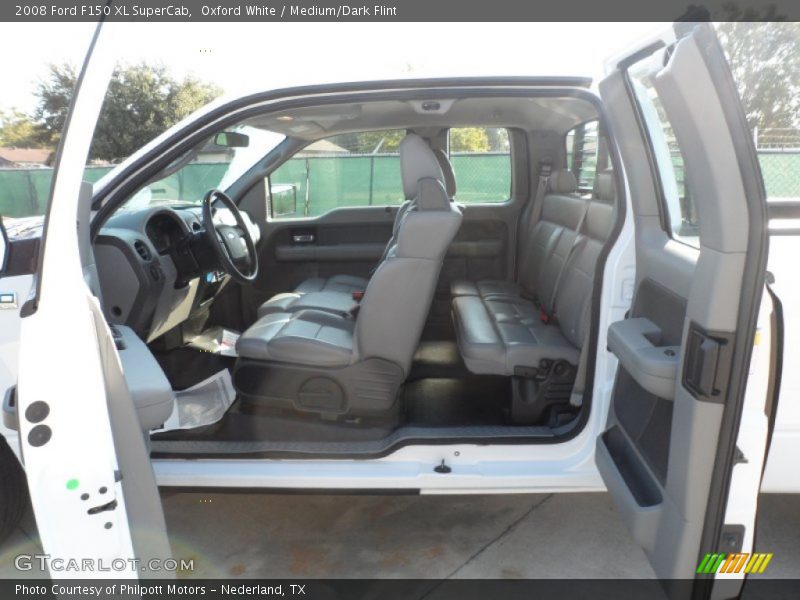  2008 F150 XL SuperCab Medium/Dark Flint Interior