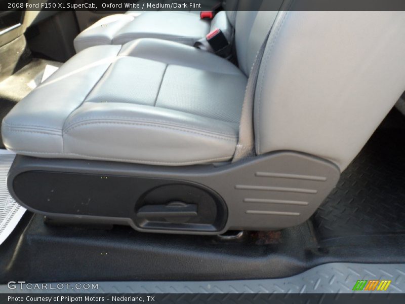 Oxford White / Medium/Dark Flint 2008 Ford F150 XL SuperCab