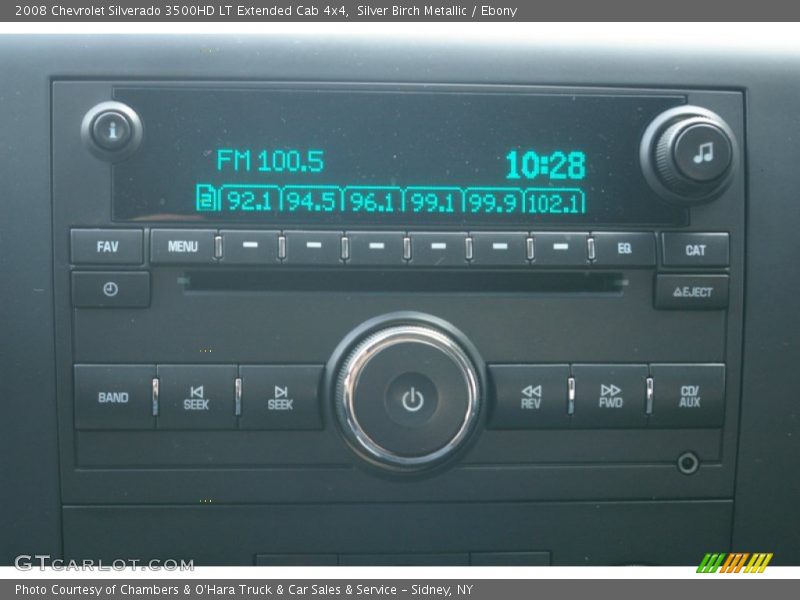 Silver Birch Metallic / Ebony 2008 Chevrolet Silverado 3500HD LT Extended Cab 4x4