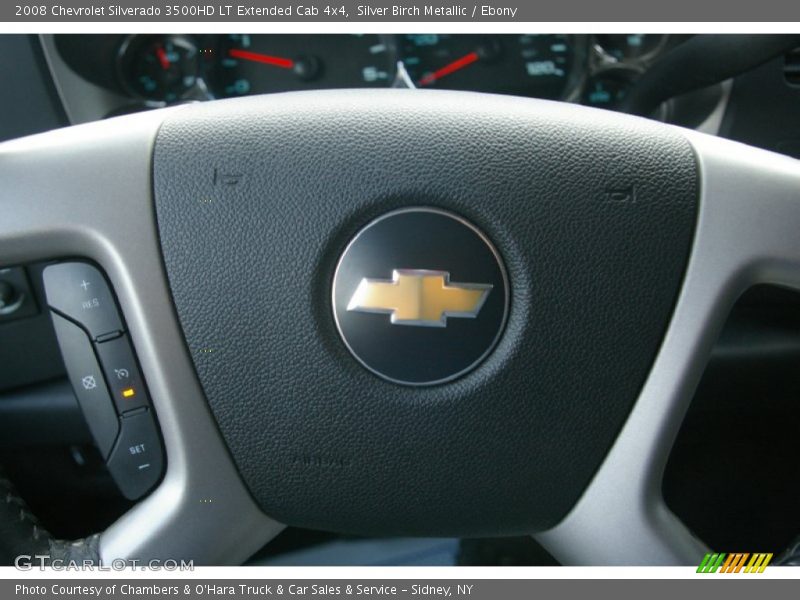 Silver Birch Metallic / Ebony 2008 Chevrolet Silverado 3500HD LT Extended Cab 4x4