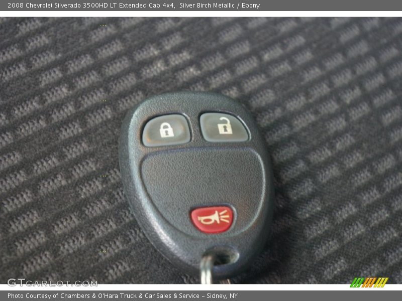 Silver Birch Metallic / Ebony 2008 Chevrolet Silverado 3500HD LT Extended Cab 4x4