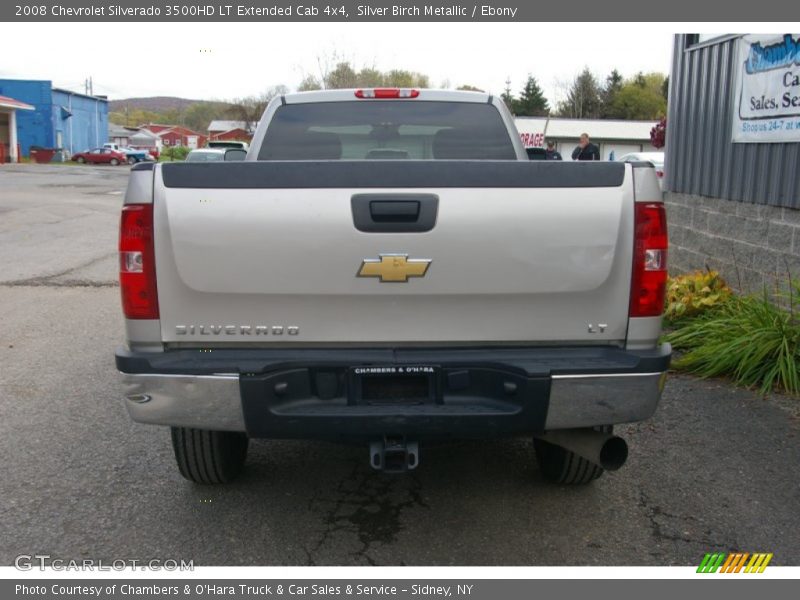 Silver Birch Metallic / Ebony 2008 Chevrolet Silverado 3500HD LT Extended Cab 4x4