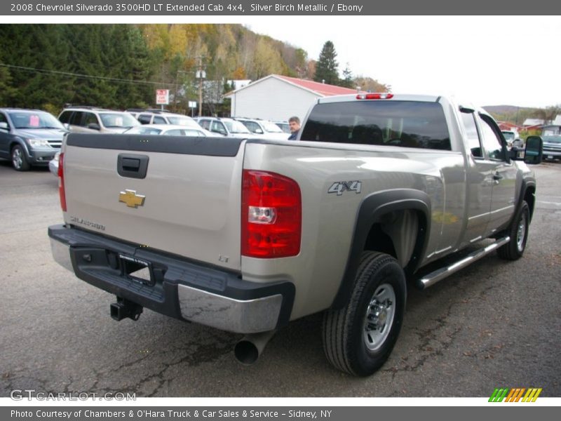 Silver Birch Metallic / Ebony 2008 Chevrolet Silverado 3500HD LT Extended Cab 4x4
