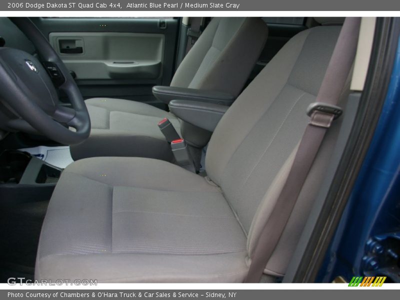 Atlantic Blue Pearl / Medium Slate Gray 2006 Dodge Dakota ST Quad Cab 4x4