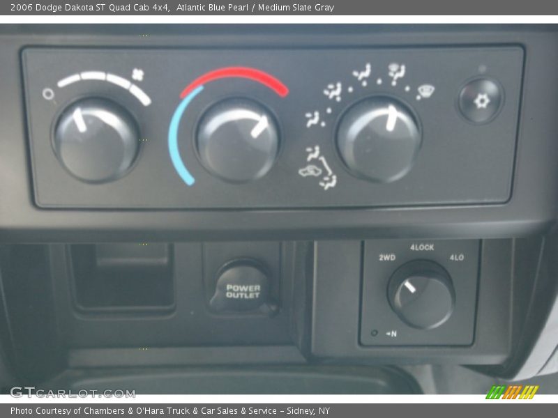 Atlantic Blue Pearl / Medium Slate Gray 2006 Dodge Dakota ST Quad Cab 4x4