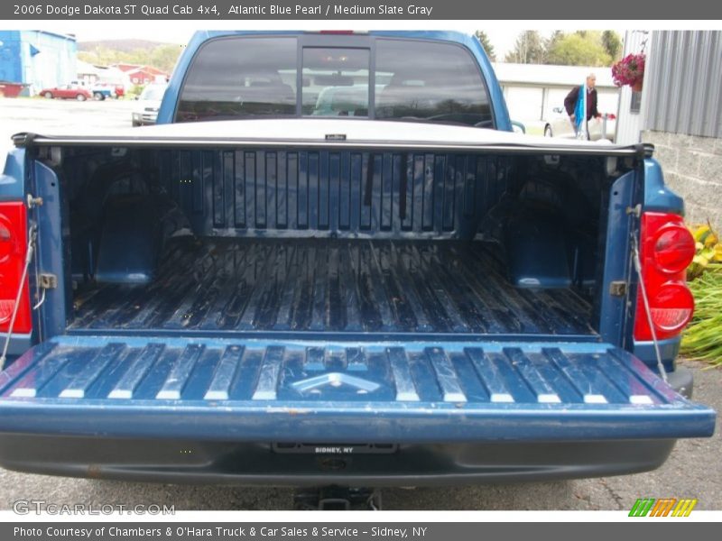 Atlantic Blue Pearl / Medium Slate Gray 2006 Dodge Dakota ST Quad Cab 4x4