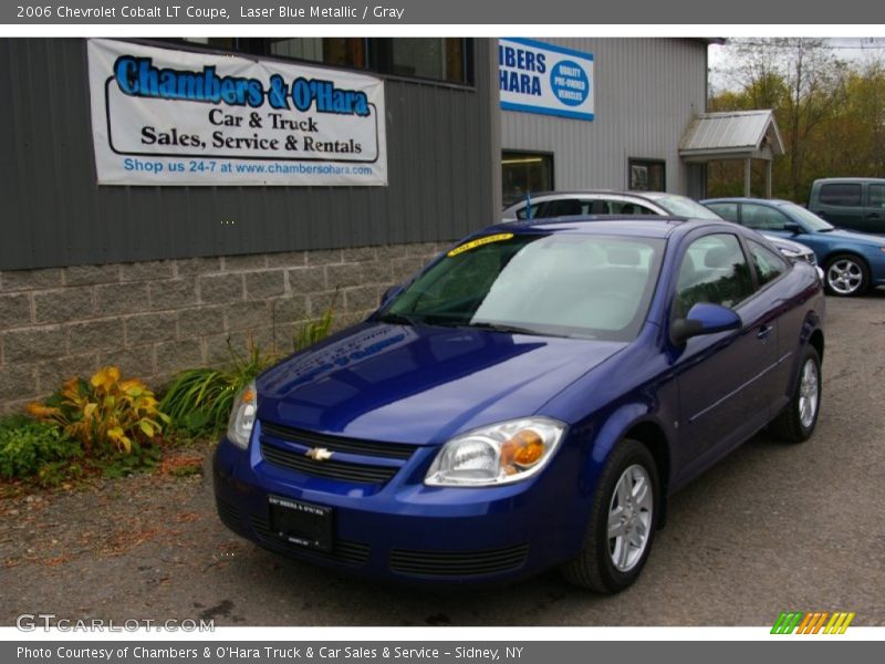Laser Blue Metallic / Gray 2006 Chevrolet Cobalt LT Coupe