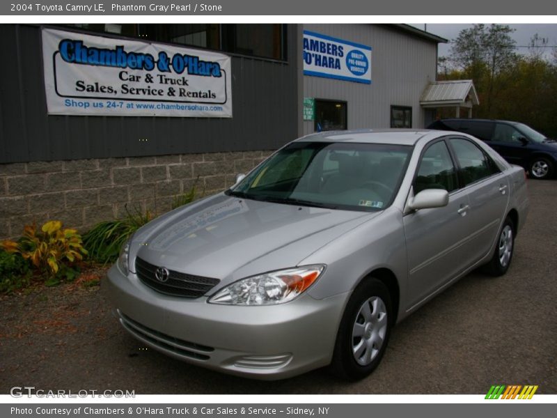 Phantom Gray Pearl / Stone 2004 Toyota Camry LE