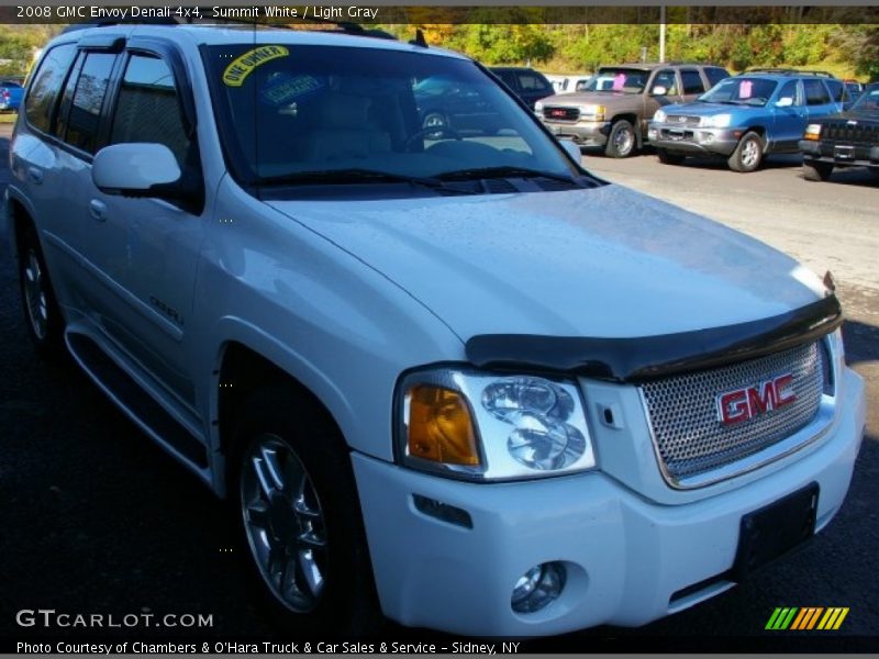 Summit White / Light Gray 2008 GMC Envoy Denali 4x4