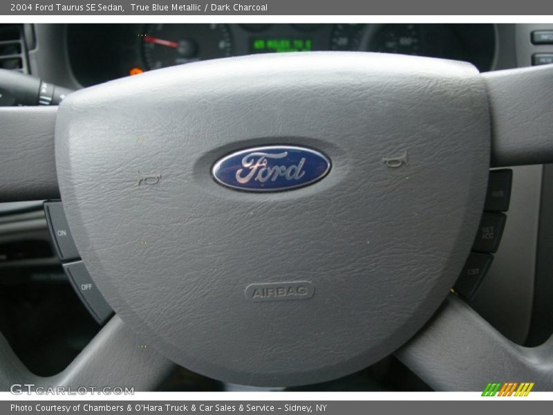 True Blue Metallic / Dark Charcoal 2004 Ford Taurus SE Sedan