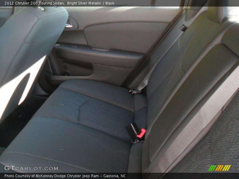Bright Silver Metallic / Black 2012 Chrysler 200 Touring Sedan