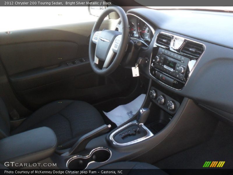 Bright Silver Metallic / Black 2012 Chrysler 200 Touring Sedan